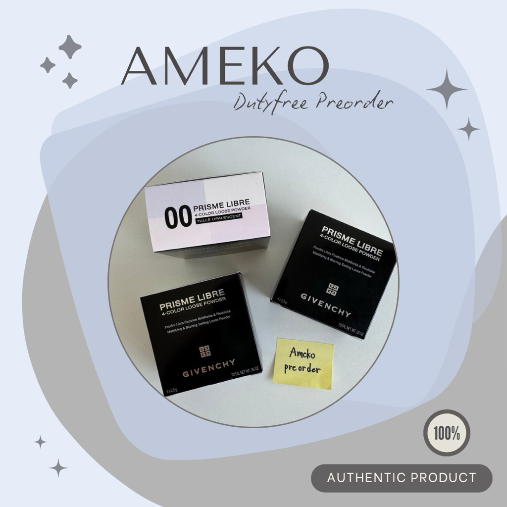 GIVENCHY 🇯🇵🇺🇸: แป้งฝุ่น PRISME LIBRE 4-COLOR LOOSE POWDER