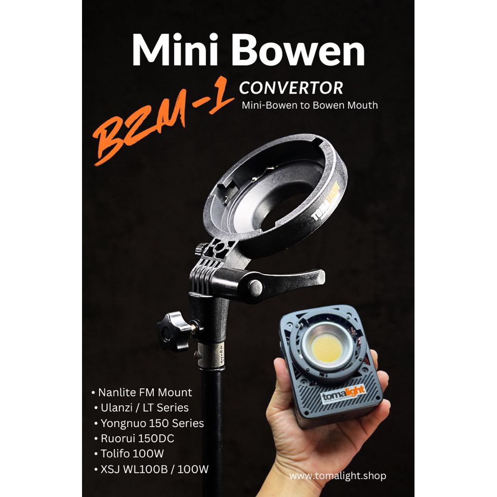 [สต๊อกไทย] BMZ-1 ตัวแปลง Mini-Bowen ไป Bowen ใช้ได้หลายรุ่น