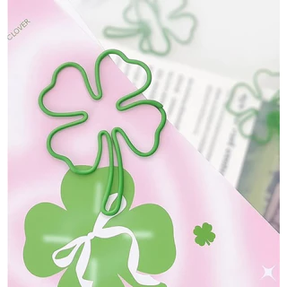 🇰🇷🍀(พร้อมส่ง/แท้)ใบโคลเวอร์ 4และ5แฉก ใบจริง ของแท้จากเกาหลี Leaf Cloverใบไม้แห่งความโชคดี