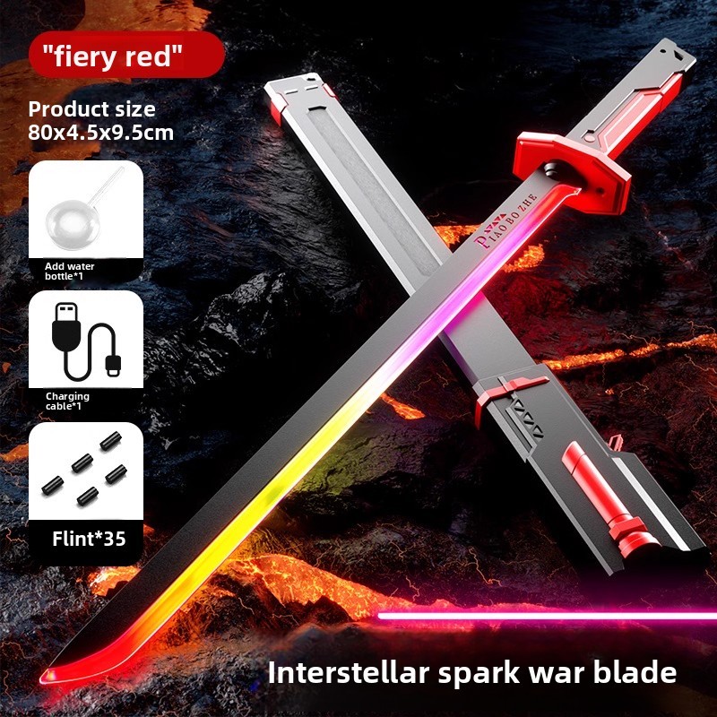 2026 New Hot Pop Culture Product - Sparkling Sword Laser Sword Lighted Sword Boy's Emitting Sword Sa