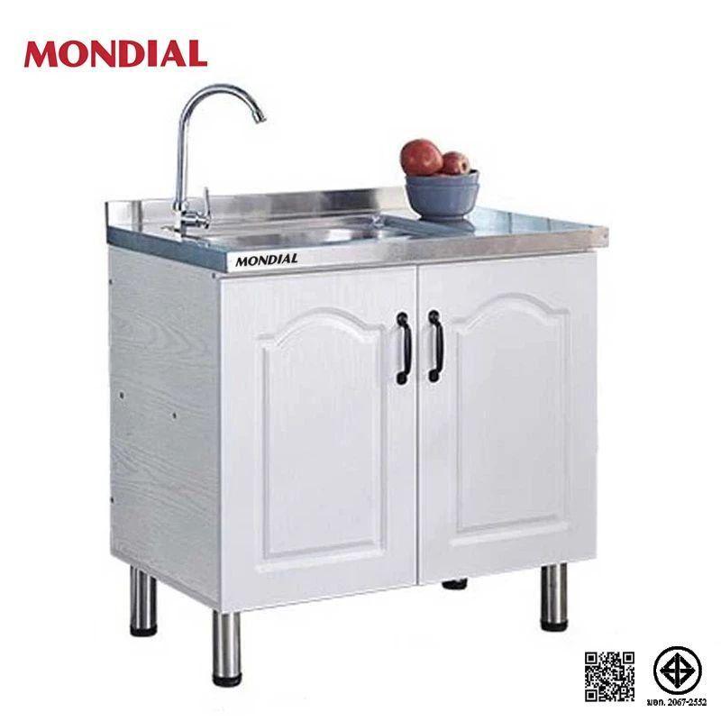 Mondial เคาเตอร์ครัว 304 สแตนเลส kitchen cabinet 80CM/120CM/160CM ชุดครัว ล้างจาน/ตู้ซิ้งล้างจาน/ตู้วางเตาแก๊ส