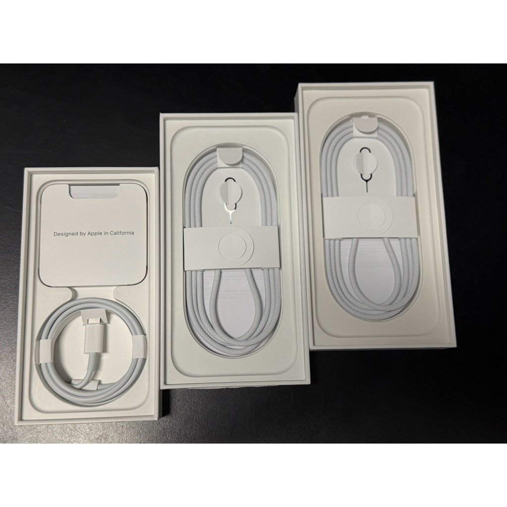 สายชาร์จ อุปกรณ์ชาร์จของแท้จากกล่อง มือ1💯%สายชาร์จแท้ C to L และสายแบบถัก C to C