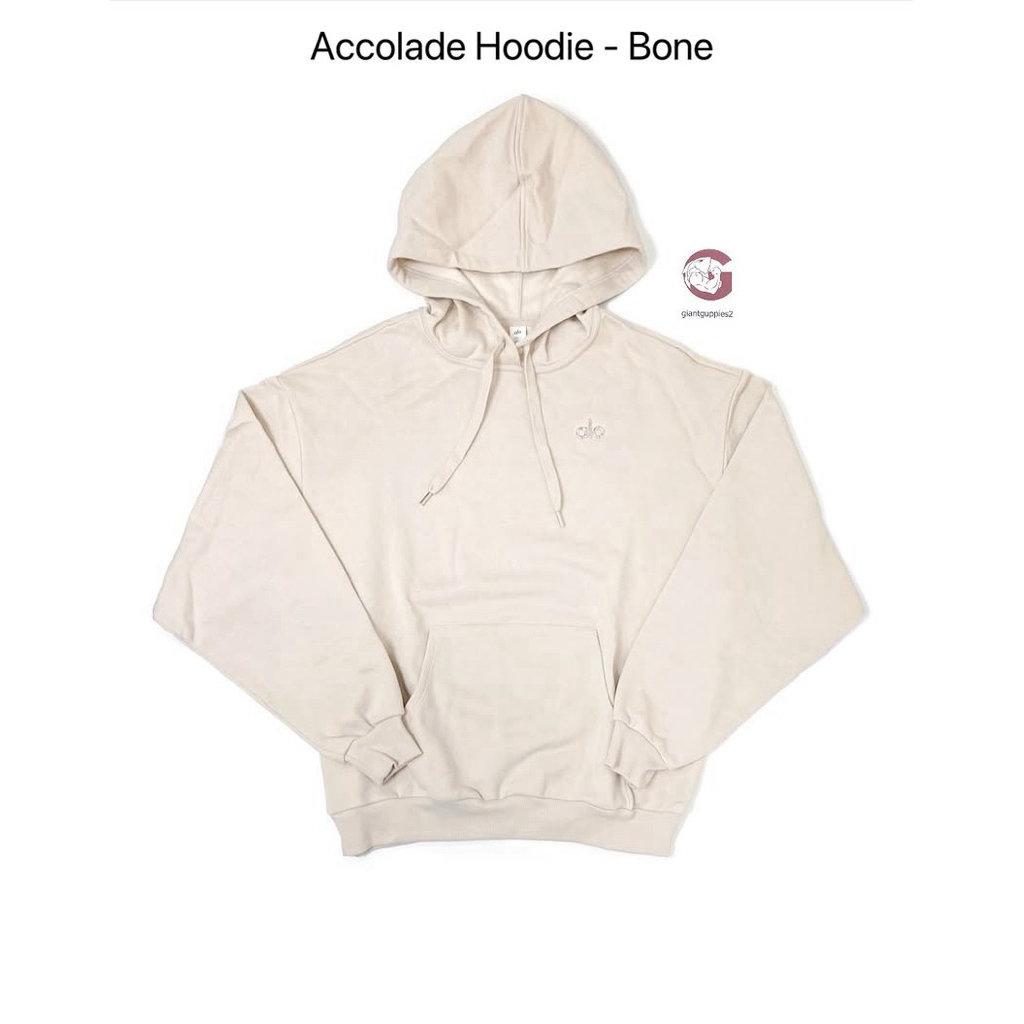 Alo ของแท้ 100% พร้อมส่ง Accolade Hoodie - Bone