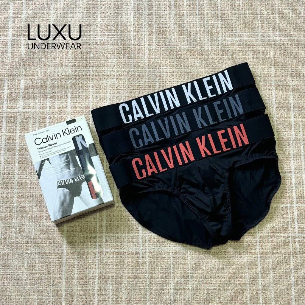 (พร้อมส่ง) CALVIN KLEIN กางเกงในชาย INTENSE POWER MICRO 3 PACK BRIEFS ของแท้ 100%🇺🇸