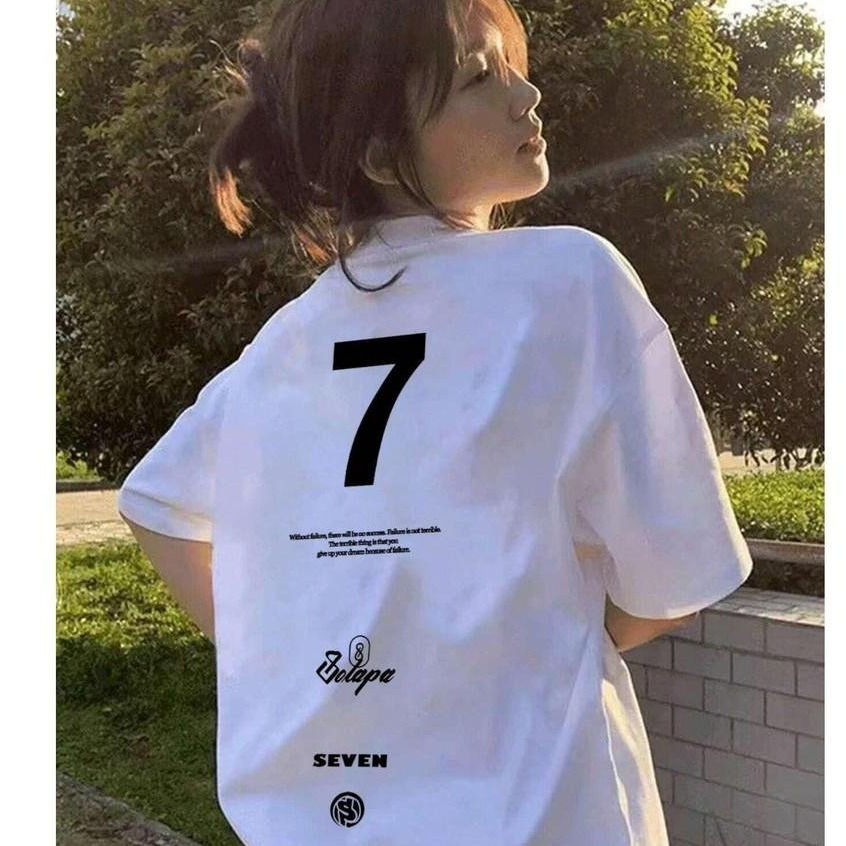 เสื้อยืดโอเวอร์ไซส์ผู้หญิง คอกลม เสื้อยืดผู้หญิงไซส์ใหญ่ สไตล์เกาหลี แขนสั้น 220g เสื้อยืดผ้าฝ้ายแท้