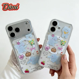 เคสใสชาร์จได้ เคสใสลายการ์ตูน for iPhone 11 12 13 14 15 16 17 pro max 17promax 16promax 15promax 16plus 15plus 14plus