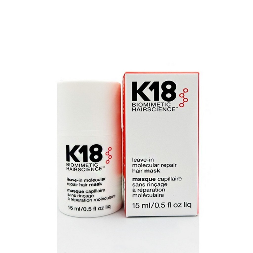 K18 Hair Mask 50ml ของแท้ 100% บำรุงผมเสีย เชื่อมแกนผมฟื้นฟูโครงสร้างผมล้ำลึก ใช้แทนครีมนวดได้ ผมนุ่