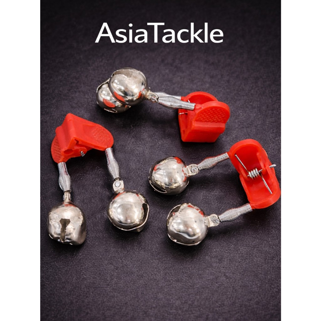 A-ACC กระดิ่งตกปลา แบบหนีบ ติดปลายคันเบ็ด เสียงดัง ใช้งานง่าย 10 ชิ้น