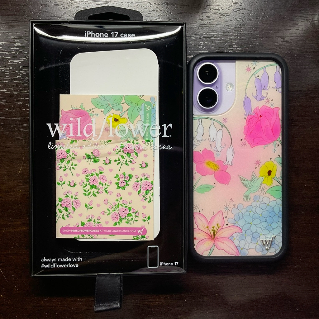 wildflower case iPhone 17 🪷