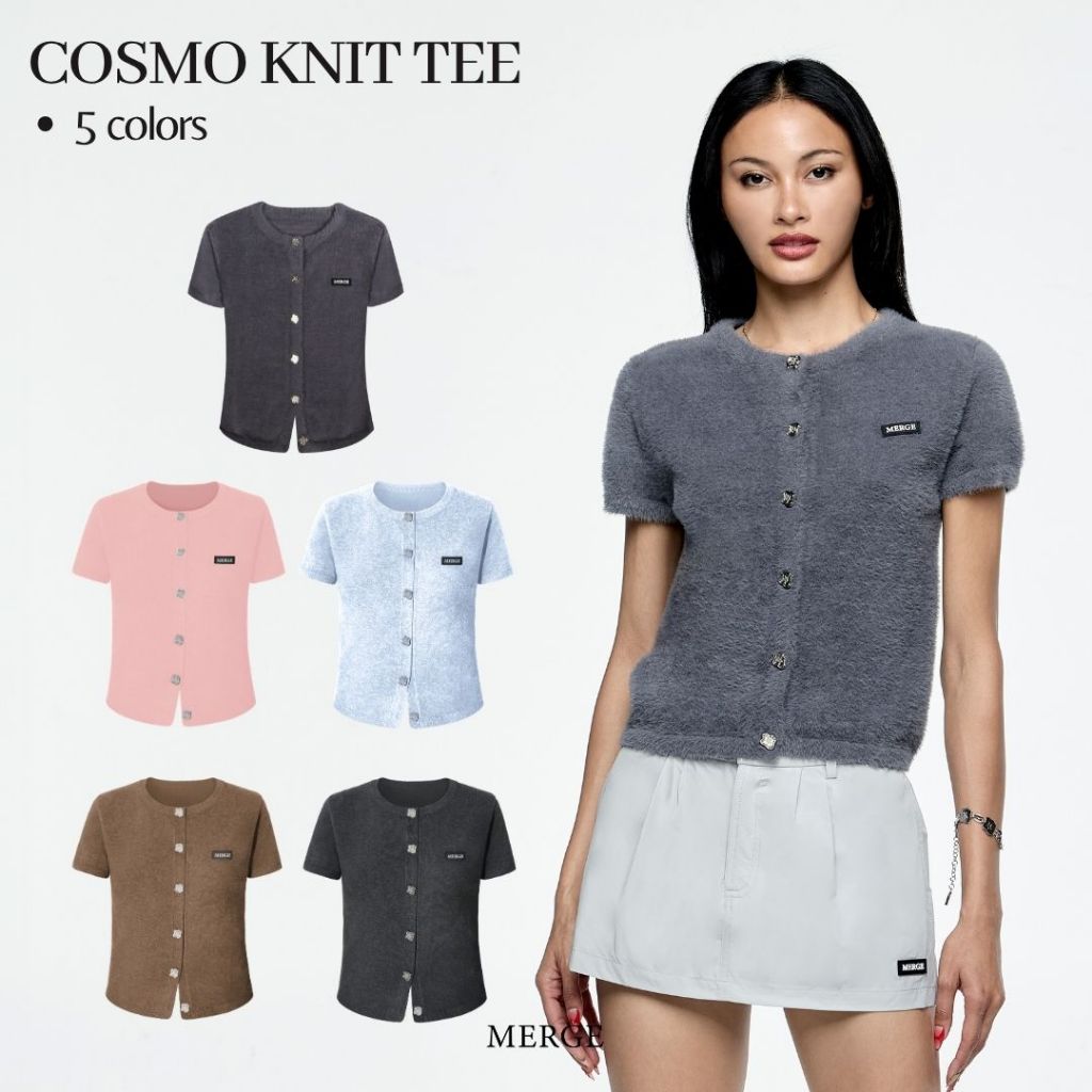 Merge Official - Cosmo Knit Tee (พร้อมส่ง)(สีใหม่เปิดขาย 31 Mar 12.00)