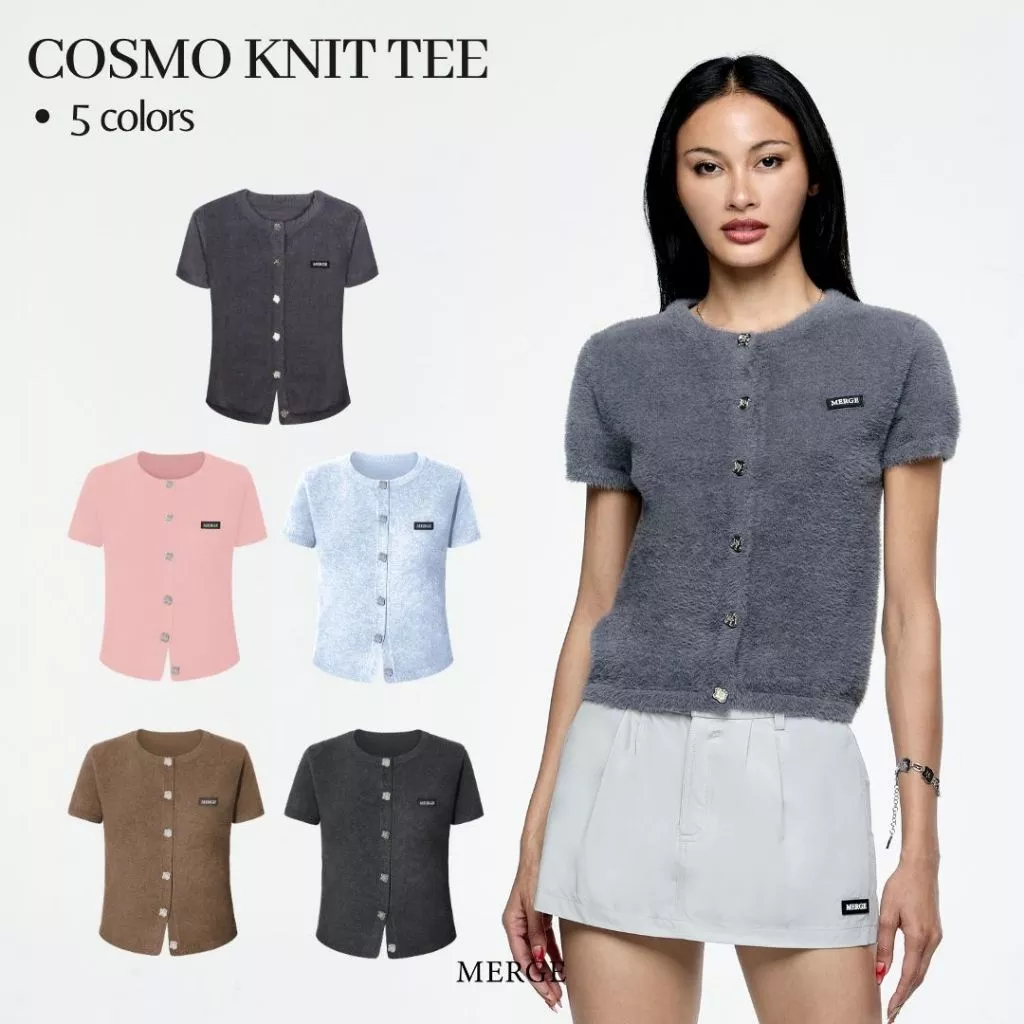 Merge Official - Cosmo Knit Tee (พร้อมส่ง)