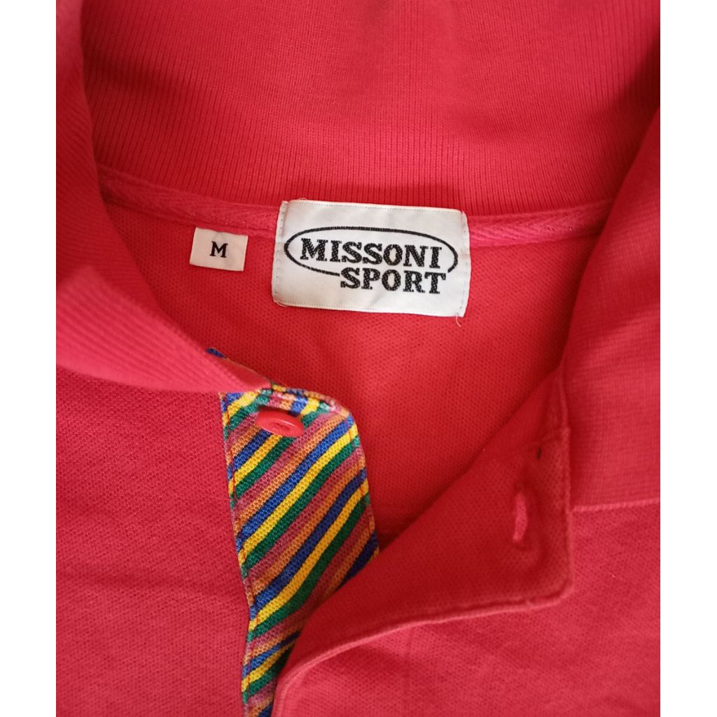 เสื้อยืดคอปก vintage missoni