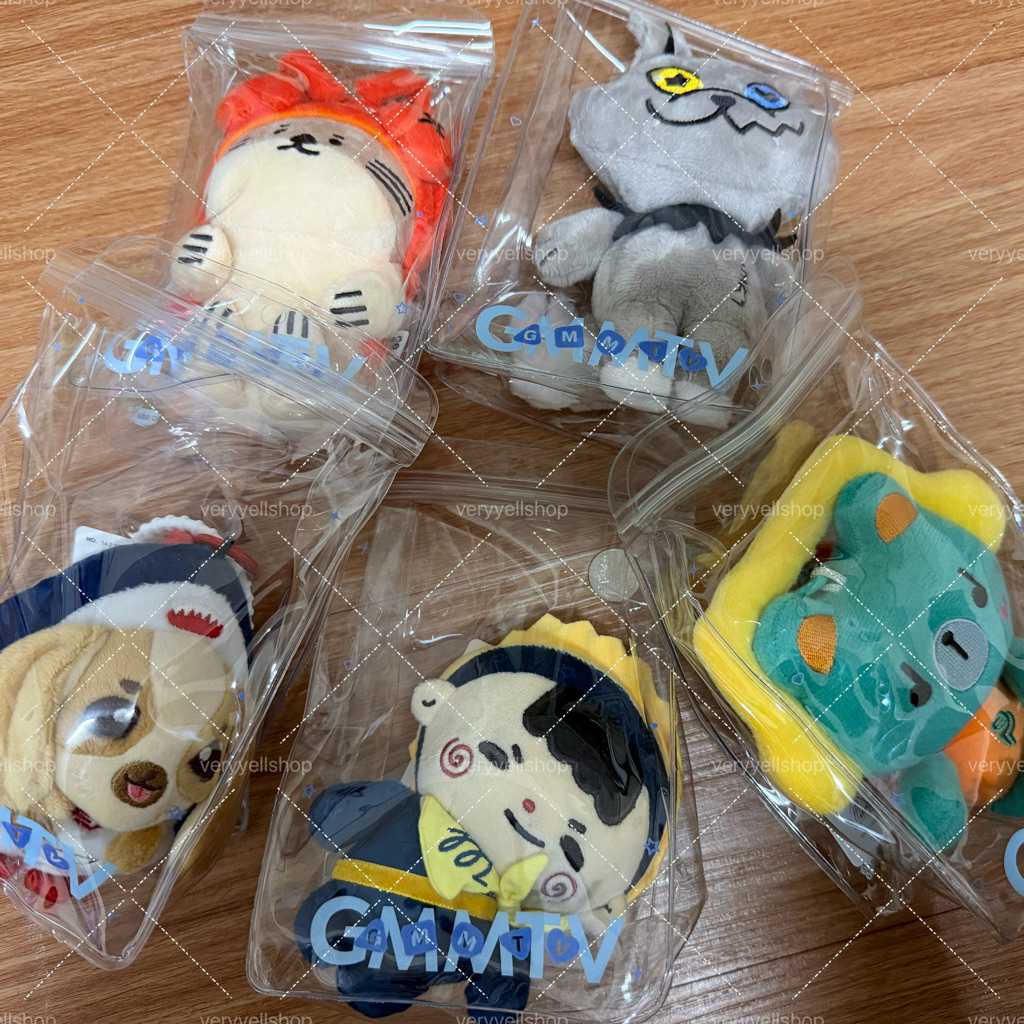 พร้อมส่ง ‼️GMMTV DOLL KEYCHAIN แท้ 100% WESLEY LYKYOU PERMPOON