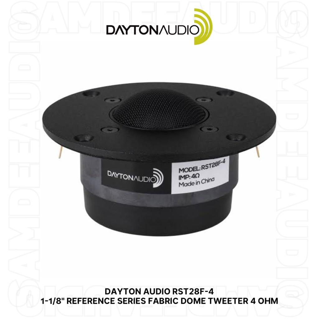 ราคาต่อ1ข้าง/Dayton Audio RST28F-4 1-1/8" Reference Series Fabric Dome Tweeter 4 Ohm