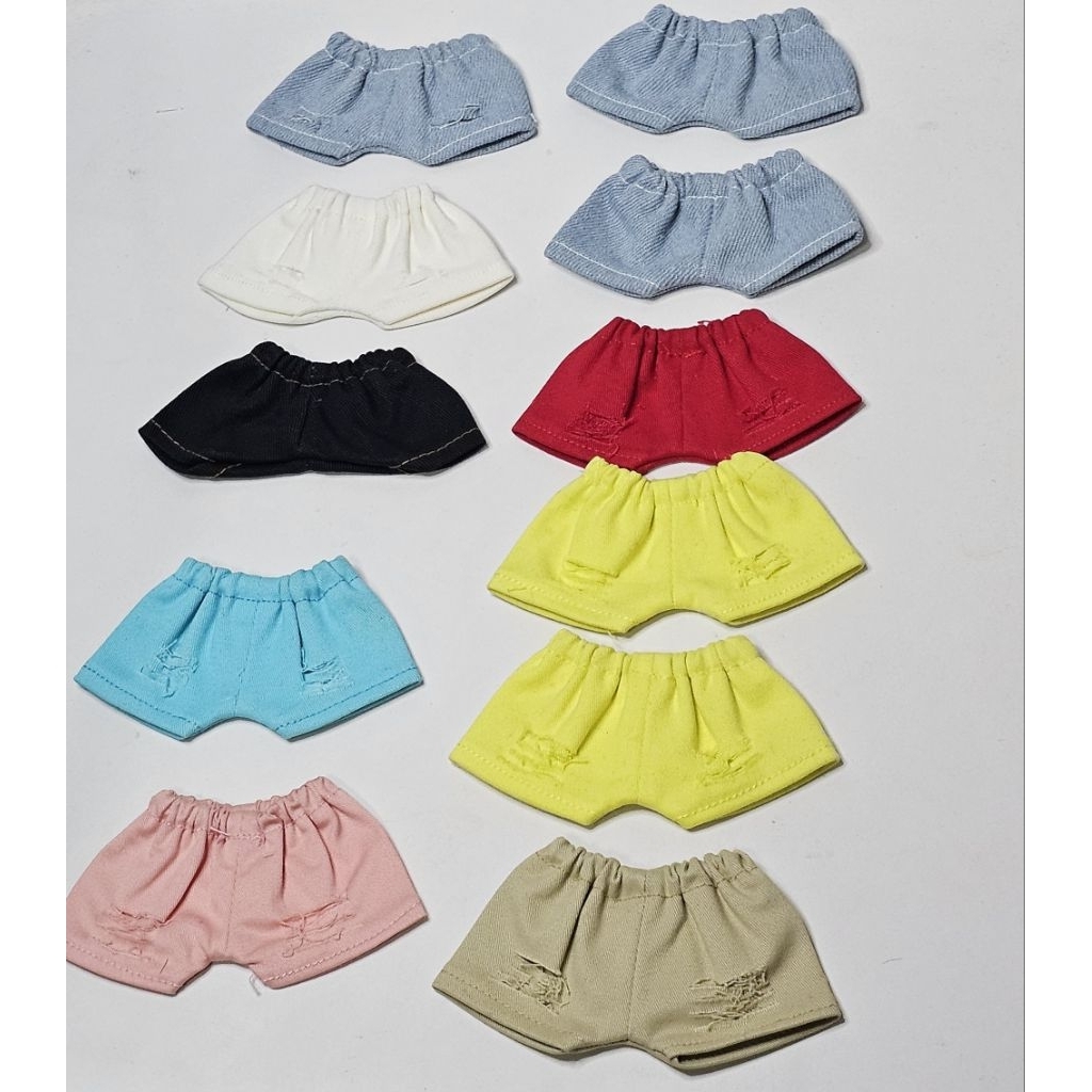 พร้อมส่ง ชุดตุ๊กตามือหนึ่ง กางเกงสำหรับตุ๊กตาไอดอล 15 cm.