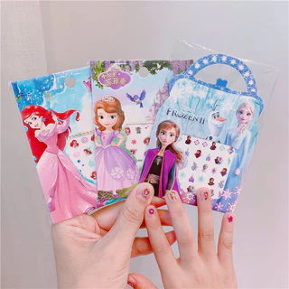 💅🏻สติ๊กเกอร์ติดเล็บเด็ก 6 บาท💅🏻สติ๊กเกอร์ติดหู ตุ้มหู Nail sticker (ราคาต่อ 1 แผ่นนะคะ) earing สติ๊กเกอร์ติดเล็บเด็ก 3D