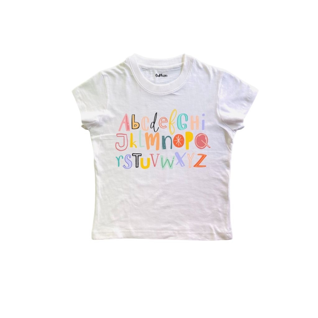 chicchi.cshop | เสื้อยืดbabytee ลาย ABC