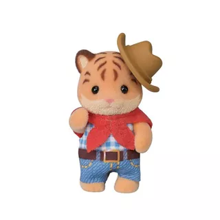 New🦖พร้อมส่ง🌵 Sylvanian Baby Collection -Baby Adventure Series ซองสุ่ม ผจญภัย เสือ Baby tiger cowboy hat