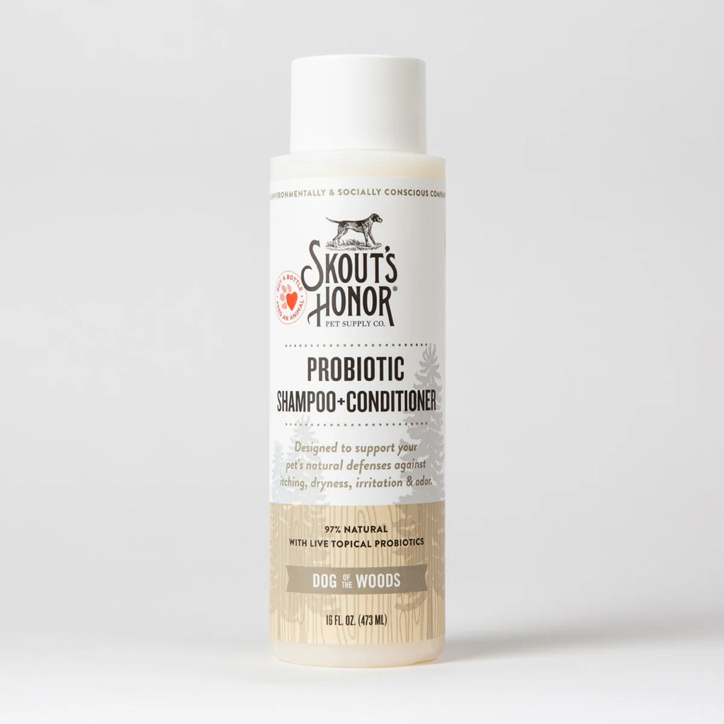 แชมพูสุนัข Skout’s Honor Probiotic Shampoo+Conditioner กลิ่น Dog of The Woods ขนาด 473 ml