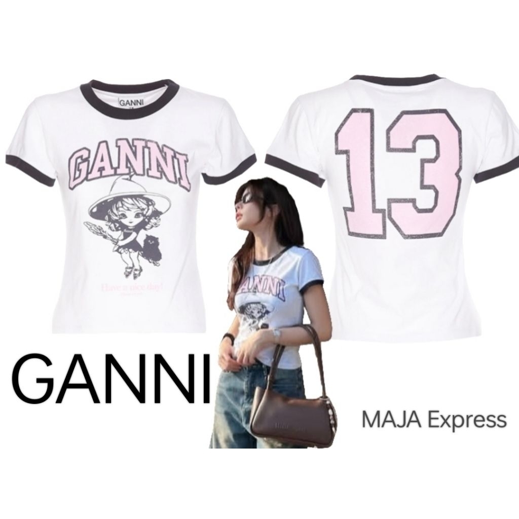 [พรีออเดอร์] GANNI Lady Small T-shirt