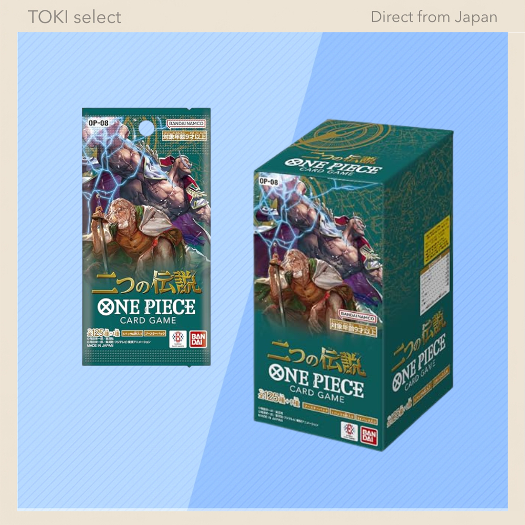 Bandai ONE PIECE Card Game Booster Pack Two Legends [OP-08] (BOX) contains 24 packs.