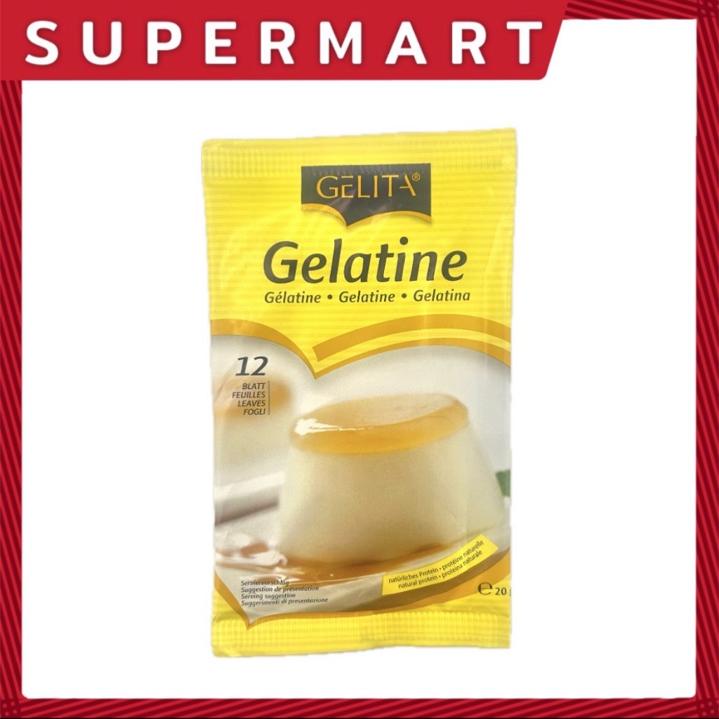 SUPERMART GELITA Gelatine 20g. #1104020