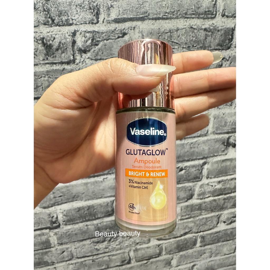 Vaseline Roll-On Serum GlutaGlow Ampoule Deodorant 45ml. กลิ่น Bright & Renew