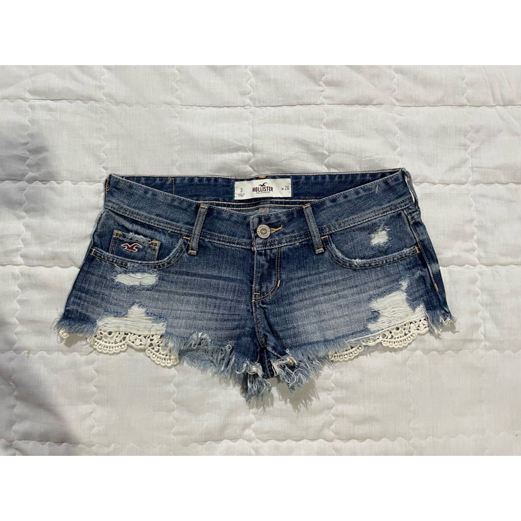 ✨ HOLLISTER กางเกงเอวต่ำขาสั้น