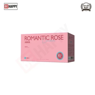 ถุงยางอนามัย ROMANTIC ROSE Pink สีชมพู บาง 0.01 ขนาด 52mm [100 ชิ้น/กล่อง]