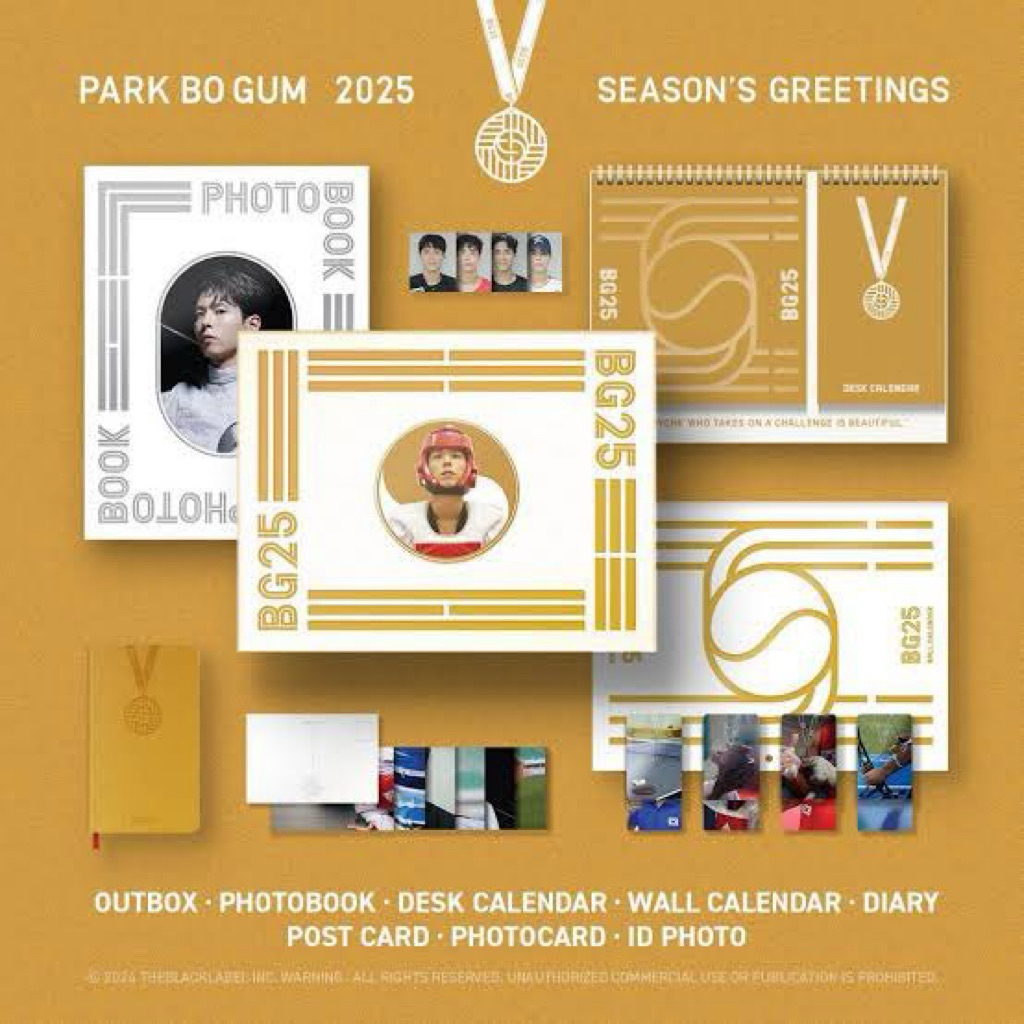 ปล่อย WTS  SSGT PARK BOGUM 2025  ไม่มีค่าส่งงับ **ปล่อยแค่กล่องเดียวน๊าา ของครบ ยังไม่แกะซีล