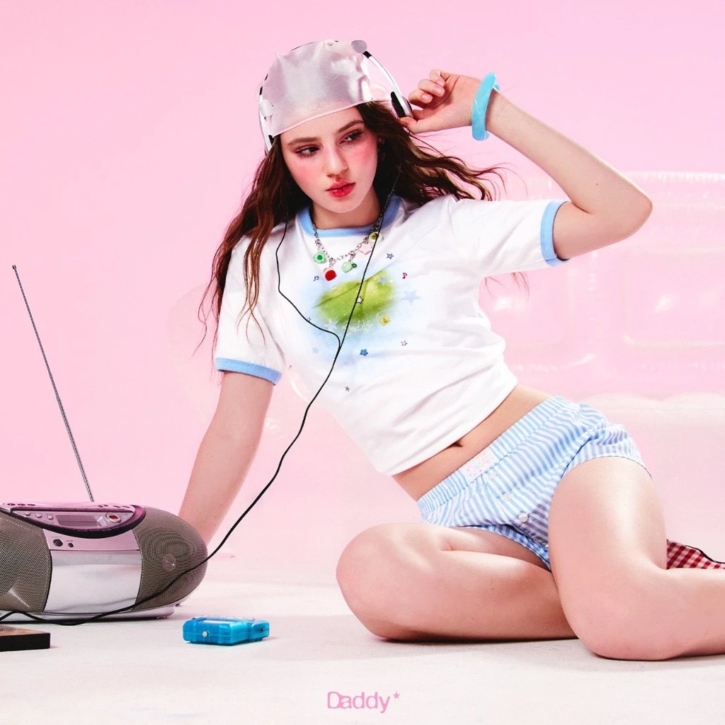 DADDY ( LGS ) | Fruitiger T- Shirt เสื้อยืด ลาย apple สุดน่ารัก