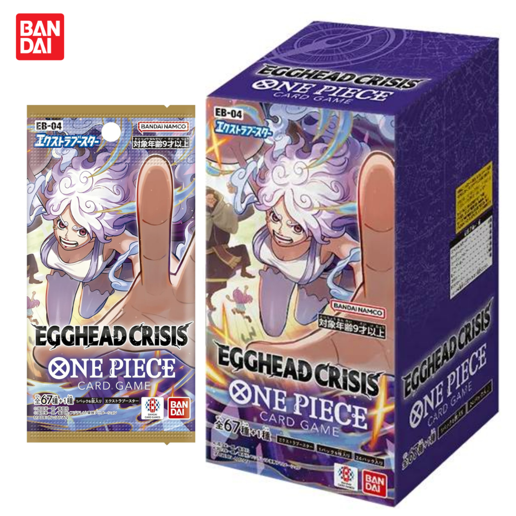 ชุดการ์ดเกม ONE PIECE Extra Booster EGGHEAD CRISIS [EB-04] จาก Bandai (กล่อง) 24 ซอง