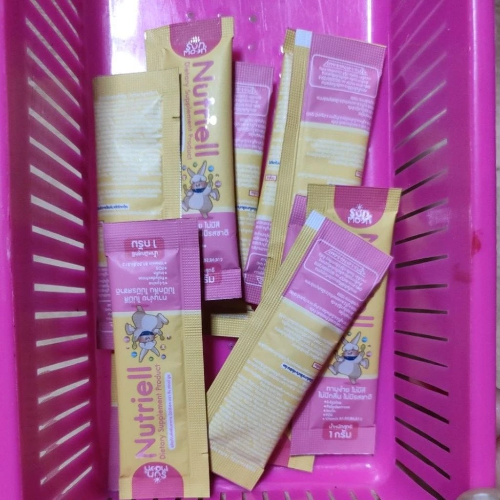 💥10 ซอง 39💥 🔥โปรสุดฮอต🔥ผลิตภัณฑ์เสริมอาหารสำหรับเด็ก Nutriell ไม่มีรสชาติ ไม่มีสี ไม่มีกลิ่น ทานง่าย สุทธิ 1 กรัม