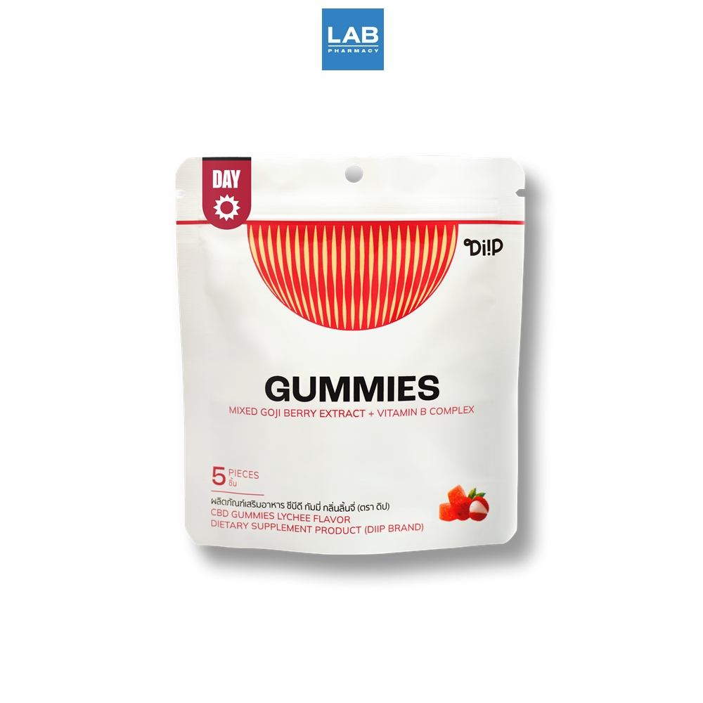 Diip Morning Gummies Lychee Flavor 25 g. ดิป มอร์นิ่ง กัมมี่ กลิ่นลิ้นจี่ 25 กรัม อาหารเสริมรูปแบบกั