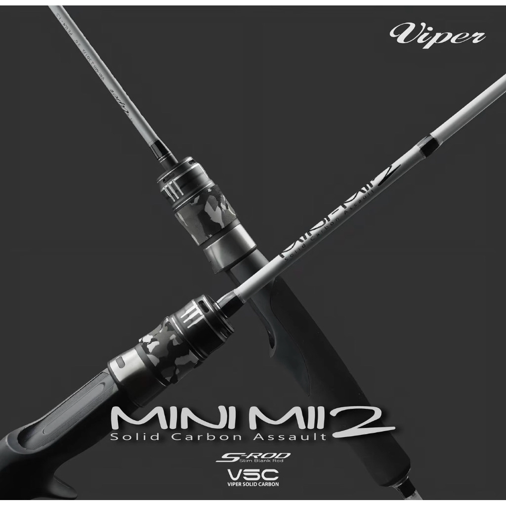 คันเบ็ด Viper MINI-MII2 รุ่นใหม่ยาว 5.8ฟุตและ 6 ฟุต เวทคันPE 0.4-1.2และPE0.4-1.5