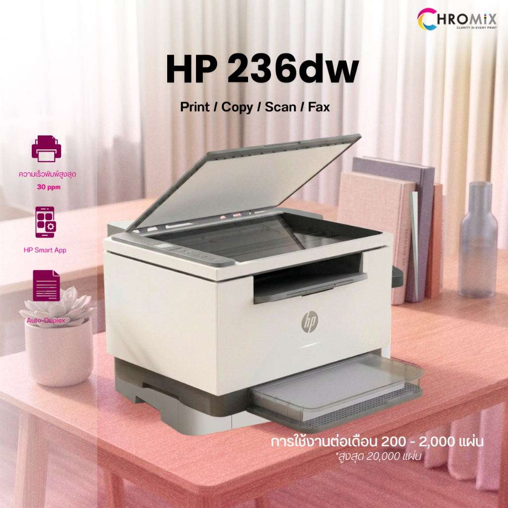 HP LaserJet MFP M236dw , M236sdw  (9YF95A / 9YG09A) *ของใหม่มือ 1