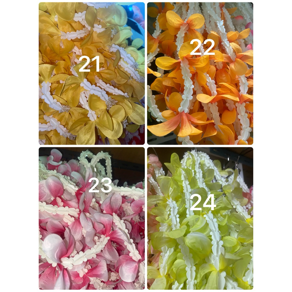 พวงมาลัยสงกราต์ เลือกสี 5 เส้น 10 เส้น  พร้อมส่ง รูปที่ 5