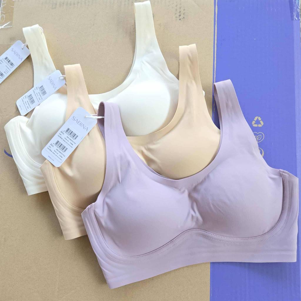 Sabina Habpy Pretty Perfect Level 1 เสื้อชั้นใน  ไร้ตะเข็บ ไร้โครง