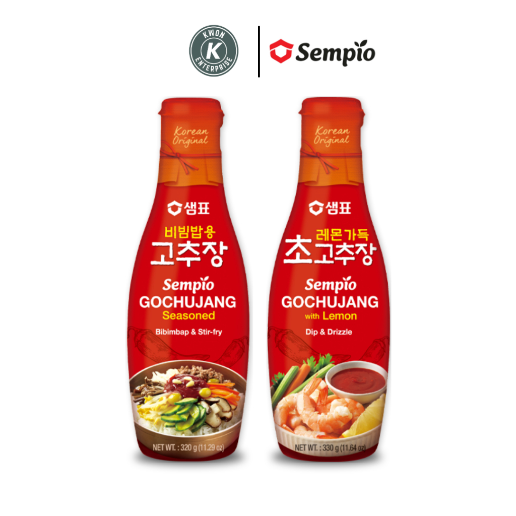 ซอสโกชูจังปรุงรส ตราเซมเพียว (Gochujang Seasoned SEMPIO BRAND) 320g,330g
