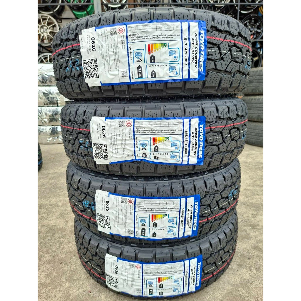 🚗toyo 185/65/15 at3 ยางใหม่ปี26 ผลิตญี่ปุ่น