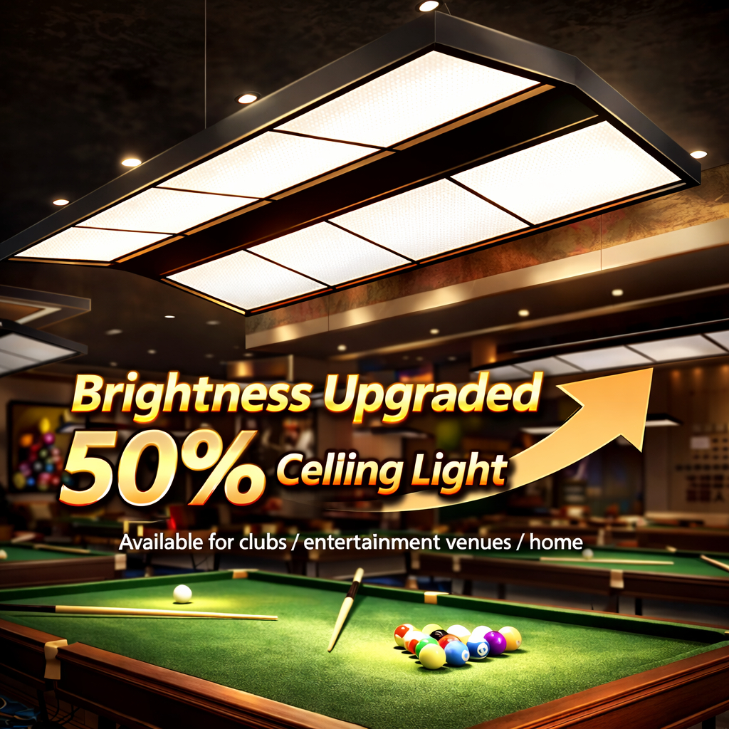 （โปรโมชั่น）โคมไฟโต๊ะบิลเลียด LED โคมไฟห้องบิลเลียด ประหยัดพลังงาน กันน้ำกันชื้นการต่อแบบไม่มีรอยต่อ บรรยากาศระดับสู