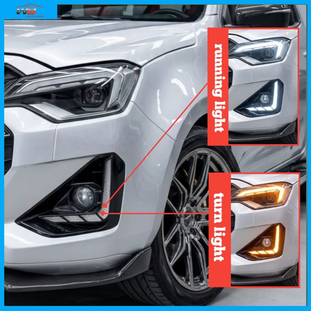 ไฟเดไลท์ DRL สำหรับ ISUZU D-MAX 2024-2025