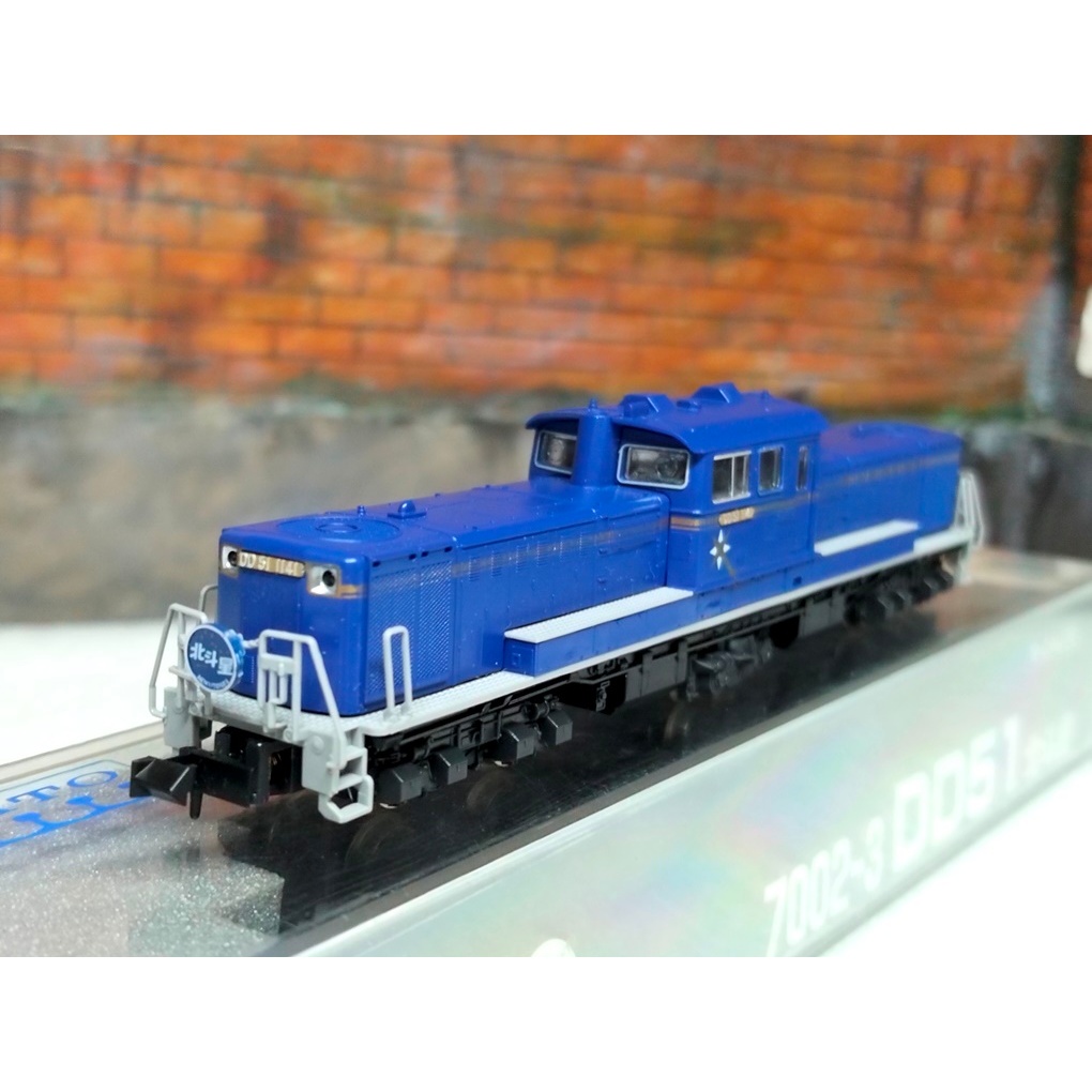 โมเดลรถไฟ หัวรถจักรDD51 * มือสอง สภาพดี * โมเดลรถไฟ N Scale Kato DD51 model train n gauge scale ราคา