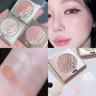 YOTAI ไฮไลท์ประกายมุก อายแชโดว์ บลัชออน สามในหนึ่งเดียว สองสี ชิมเมอร์ เนื้อเนียนละเอียด กันน้ำ กันเหงื่อ ติดทนนาน
