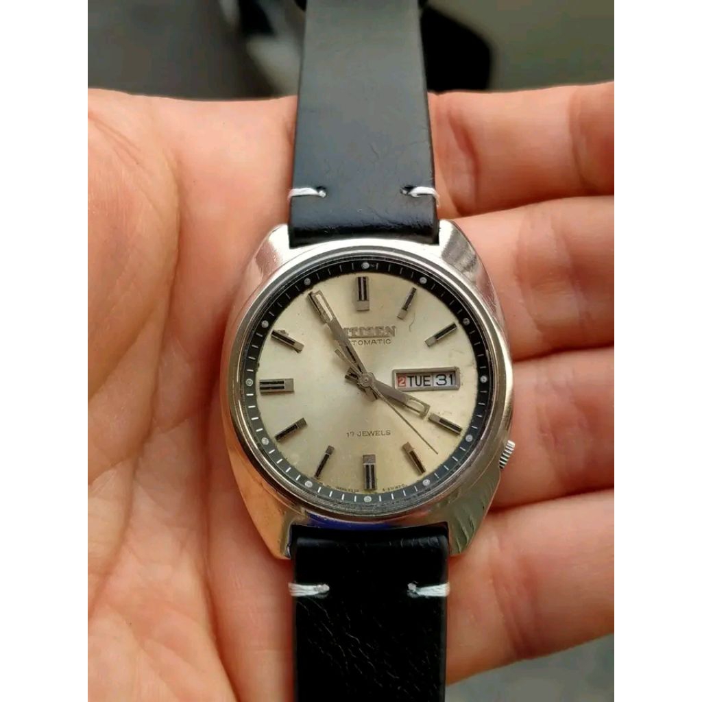 นาฬิกา Citizen ออโต้ลาน เช็คเวลาแล้ว สภาพดี เดินดี