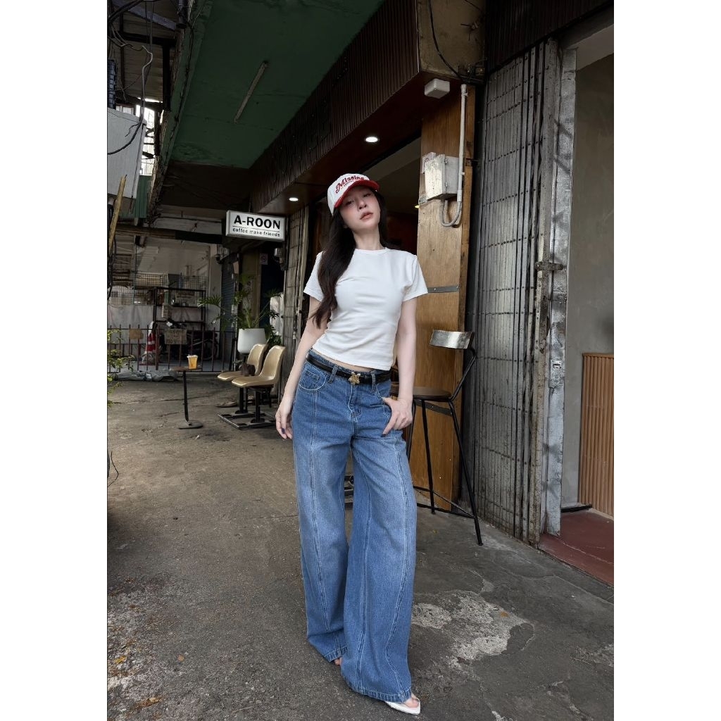 กางเกงยีนส์ classic baggy jeans