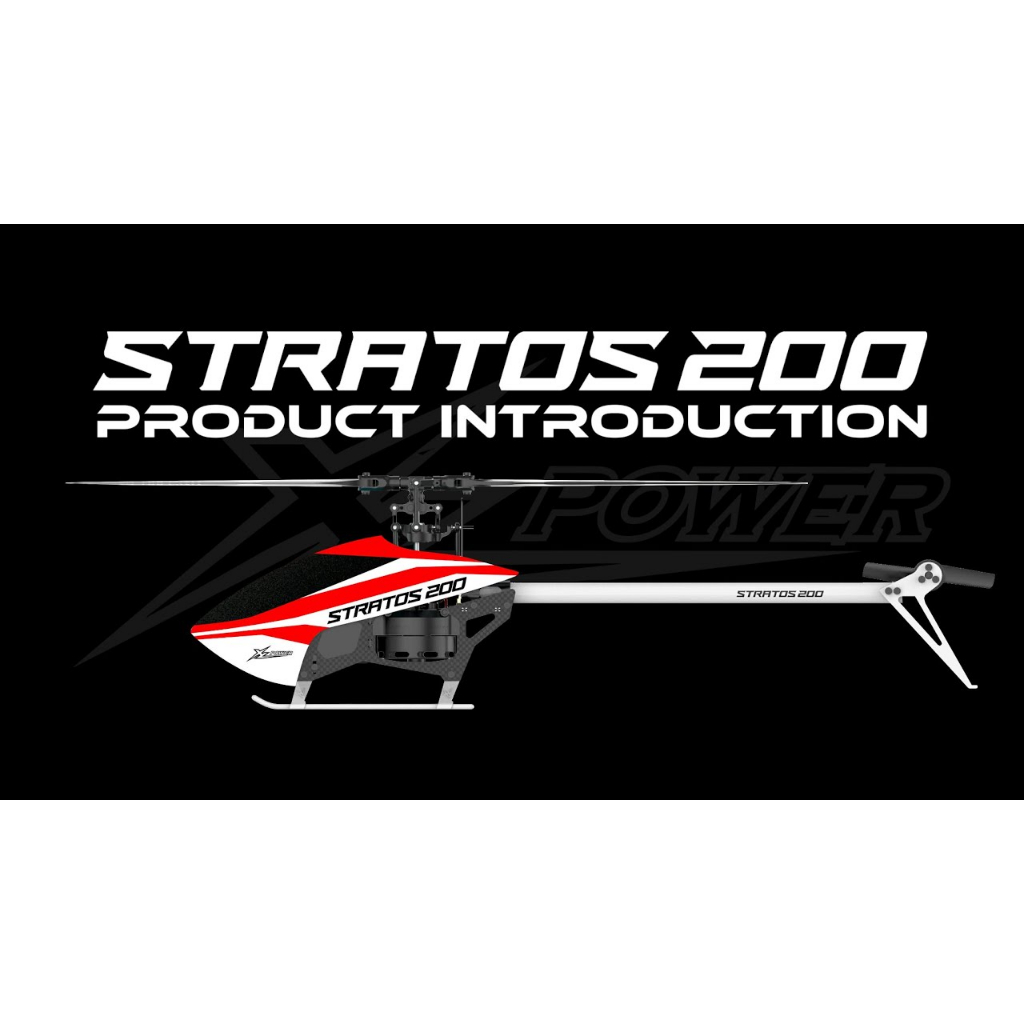 สินค้าพร้อมส่ง XLPOWER STRATOS 200 ได้เบลดคาร์บอน AZ195(ต้องซื้อแบต,กล่องFBL,Receiver,Remoteเพิ่ม)