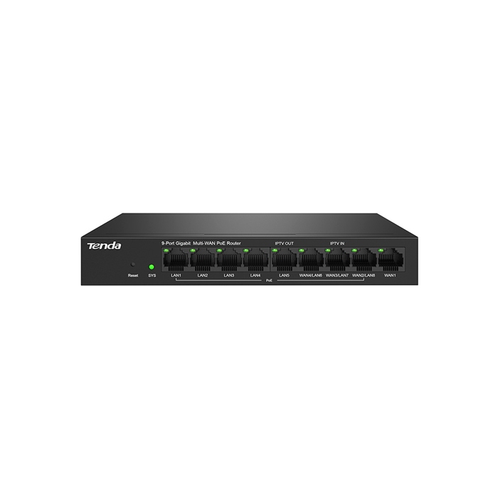 Router (เราเตอร์) Tenda G0-8G-PoE – 8-Port Gigabit Ethernet PoE Router