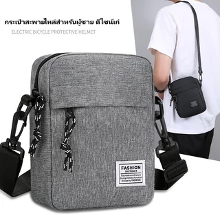 ไนลอนฟอร์ดผ้าผู้ชายกระเป๋าใหม่กระเป๋าผู้ชายกระเป๋าสะพายแนวนอนและแนวตั้งสบายๆกระเป๋าสะพายข้างผู้ชายกันน้ําแนวทแยงข้าม