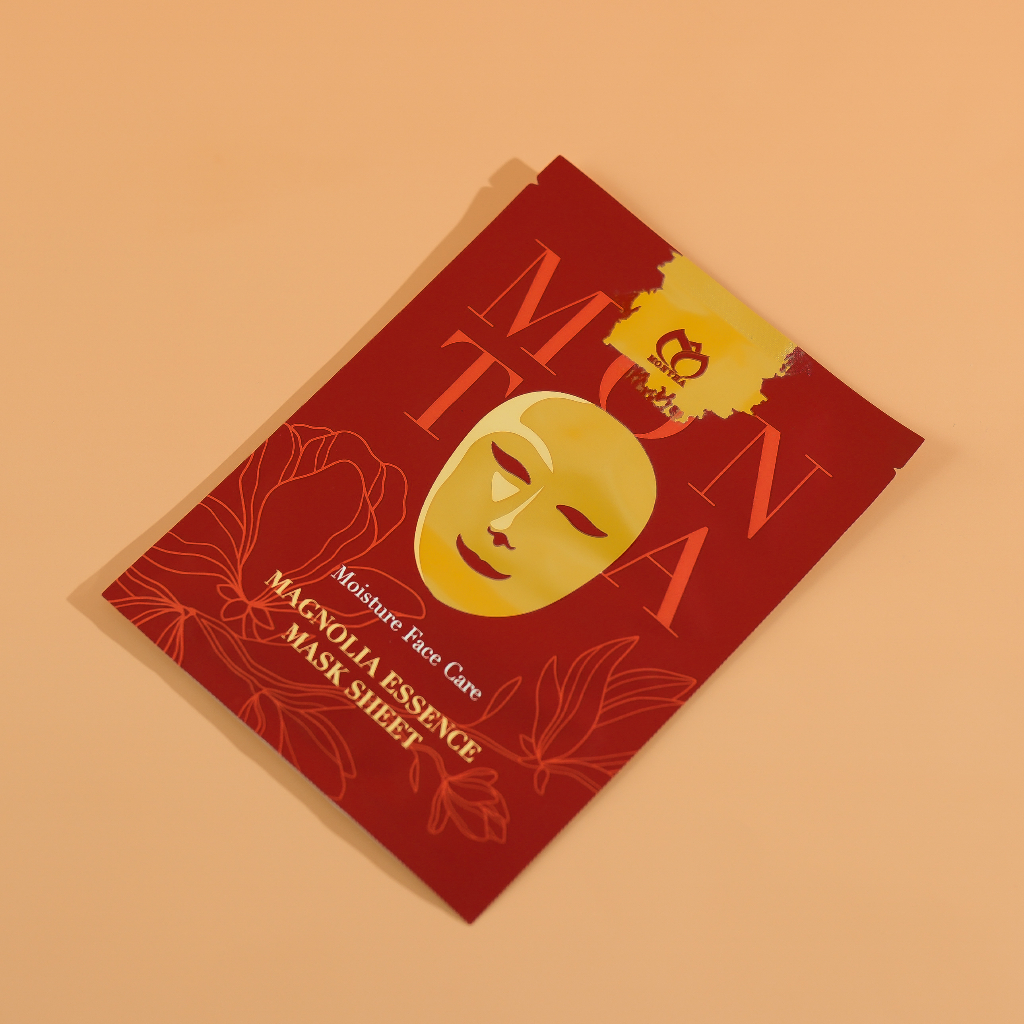 [1แผ่น] มาส์กหน้ามณฑา สูตรแมกโนเลียแอสเซนต์  Mask Sheet MONTHA บรรจุ 1 ชิ้น